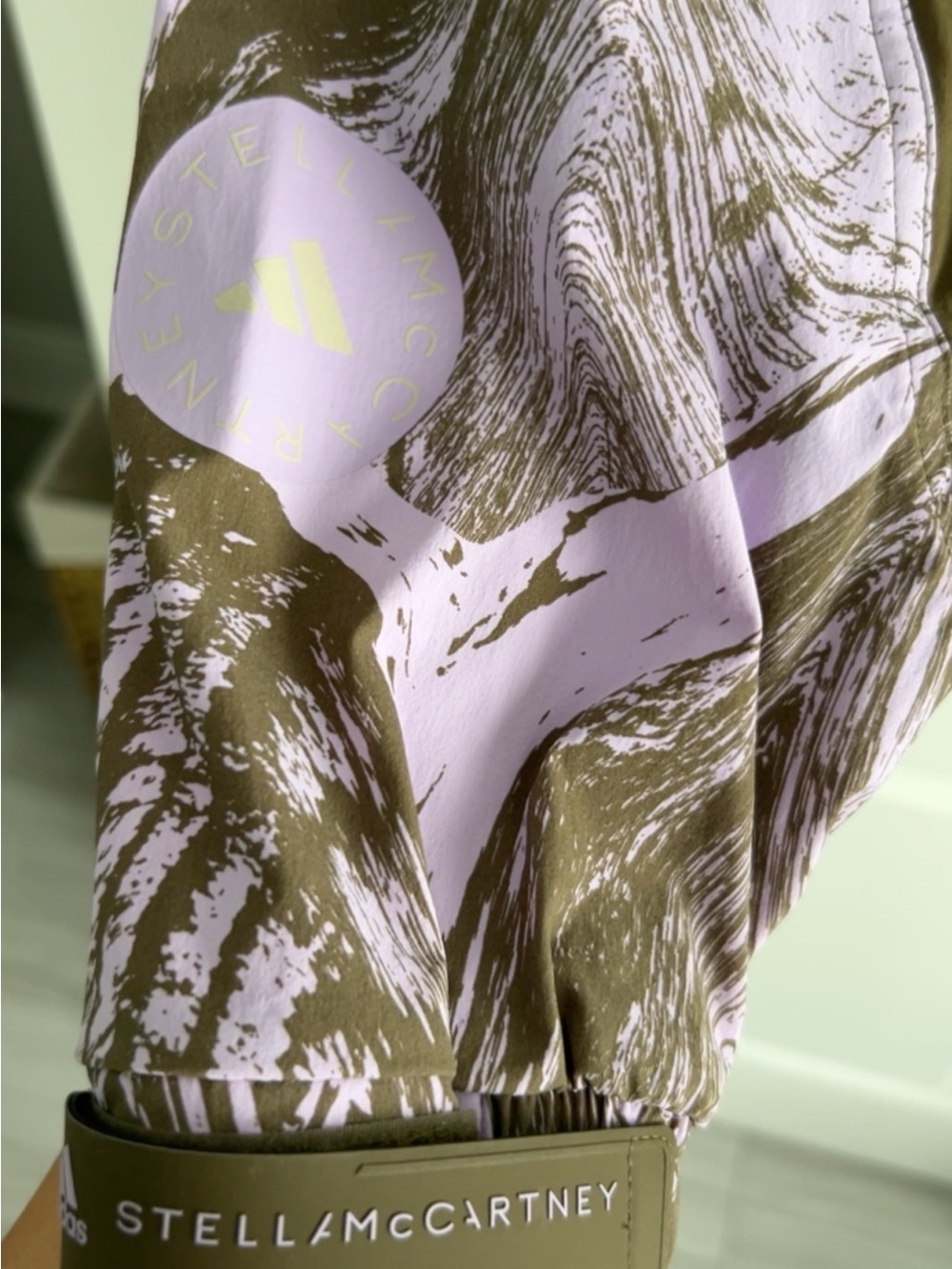 Adidas by Stella McCartney Marble windbreaker jacket Size M - Picture 9 of 11